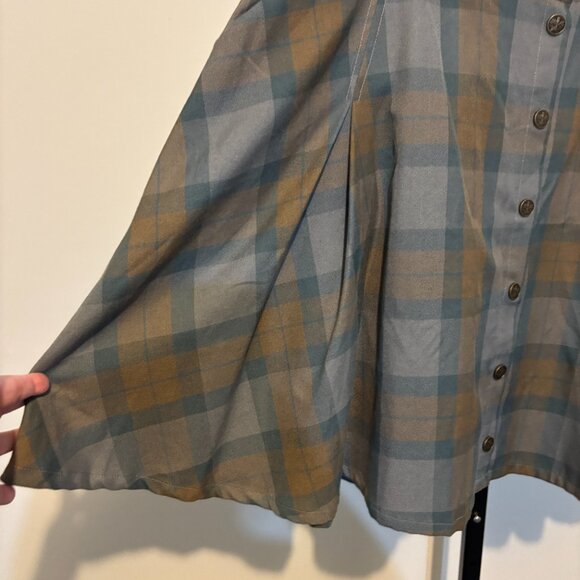 Torrid Outlander Plaid Snap Front Pleated Skirt - Picture 8 of 13